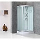 Купить Душевая кабина 80х80х235 см BelBagno UNO-CAB-R-2-80-C-Cr-TOP прозрачное в магазине сантехники Santeh-Crystal.ru