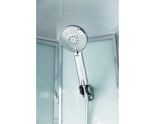 Купить Душевая кабина 80х80х235 см BelBagno UNO-CAB-R-2-80-C-Cr-TOP прозрачное в магазине сантехники Santeh-Crystal.ru