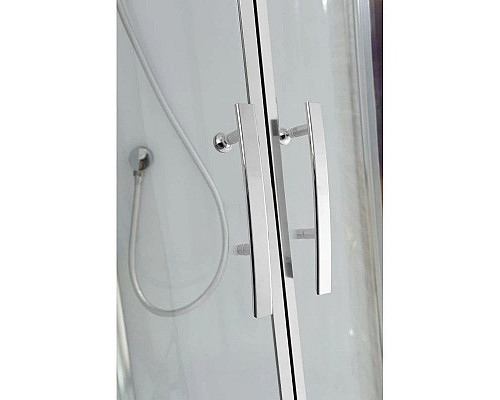 Купить Душевая кабина 90х90х220 см Black & White Galaxy 5503900 прозрачное в магазине сантехники Santeh-Crystal.ru