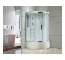 Душевая кабина 120х80х220 см Black & White Galaxy 550712L прозрачное