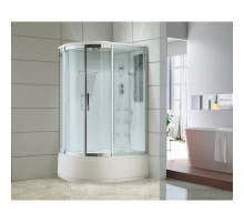 Душевая кабина 120х80х220 см Black & White Galaxy 550712R прозрачное