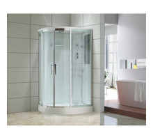 Душевая кабина 120х80х220 см Black & White Galaxy 5505120R прозрачное