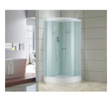 Душевая кабина 100х100х215 см Black & White Galaxy 8501100 прозрачное