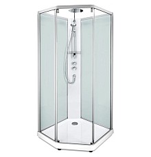 Душевая кабина 90х90х215 см IDO Showerama 10-5 Comfort 558.202.304 прозрачное