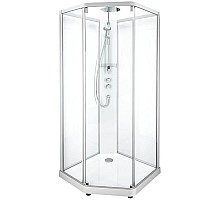 Душевая кабина 100х100х215 см IDO Showerama 10-5 Comfort 558.208.314 прозрачное