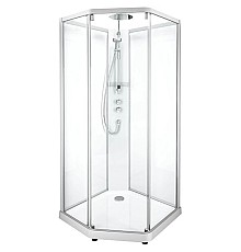 Душевая кабина 100х100х215 см IDO Showerama 10-5 Comfort 558.208.314 прозрачное