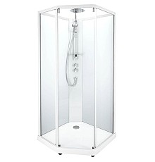 Душевая кабина 100х100х215 см IDO Showerama 10-5 Comfort 558.207.315 прозрачное