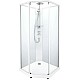 Купить Душевая кабина 100х100х215 см IDO Showerama 10-5 Comfort 558.207.315 прозрачное в магазине сантехники Santeh-Crystal.ru