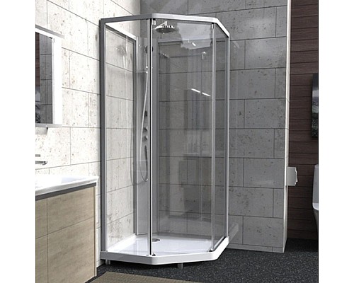 Заказать Душевая кабина 90х90х215 см IDO Showerama 10-5 Comfort 558.202.304 прозрачное в магазине сантехники Santeh-Crystal.ru