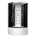 Душевая кабина 100х100х217 см Royal Bath RB100BK3-BT-CH прозрачное