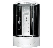 Душевая кабина 100х100х217 см Royal Bath RB100BK3-BT-CH прозрачное