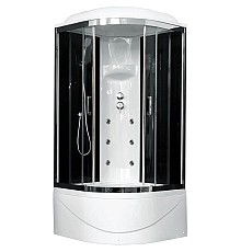 Душевая кабина 100х100х217 см Royal Bath RB100BK3-BT-CH прозрачное