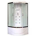 Душевая кабина 100х100х217 см Royal Bath RB100BK3-WC-CH матовое