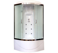 Душевая кабина 100х100х217 см Royal Bath RB100BK3-WC-CH матовое
