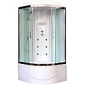 Душевая кабина 100х100х217 см Royal Bath RB100BK3-WT-CH прозрачное