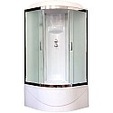 Душевая кабина 100х100х217 см Royal Bath RB100BK6-WC-CH матовое