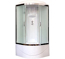 Душевая кабина 100х100х217 см Royal Bath RB100BK6-WC-CH матовое