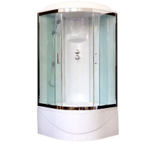 Душевая кабина 100х100х217 см Royal Bath RB100BK6-WT-CH прозрачное