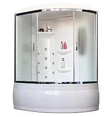 Душевая кабина 140х95х225 см Royal Bath RB140ALP-C-CH-L матовое