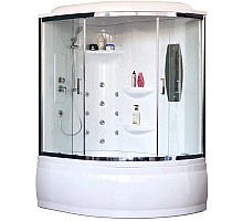 Душевая кабина 140х95х225 см Royal Bath RB140ALP-T-CH-L прозрачное