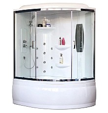 Душевая кабина 140х95х225 см Royal Bath RB140ALP-T-CH-L прозрачное