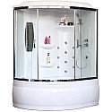 Душевая кабина 140х95х225 см Royal Bath RB140ALP-T-CH-R прозрачное