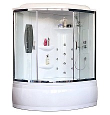 Душевая кабина 140х95х225 см Royal Bath RB140ALP-T-CH-R прозрачное