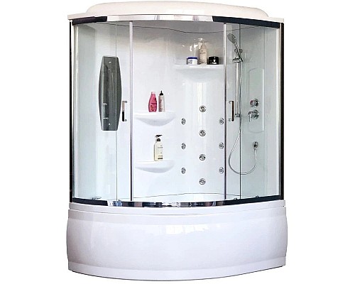 Заказать Душевая кабина 140х95х225 см Royal Bath RB140ALP-T-CH-R прозрачное в магазине сантехники Santeh-Crystal.ru