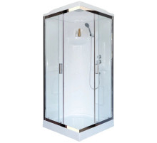 Душевая кабина 80х80х217 см Royal Bath RB80HP1-T-CH прозрачное