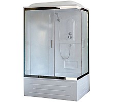 Душевая кабина 100х80х217 см Royal Bath RB8100BP1-M-CH-L матовое