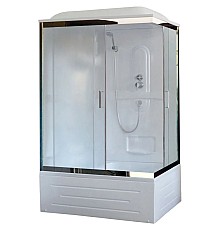 Душевая кабина 100х80х217 см Royal Bath RB8100BP1-M-CH-L матовое