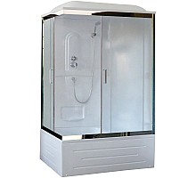 Душевая кабина 100х80х217 см Royal Bath RB8100BP1-M-CH-R матовое