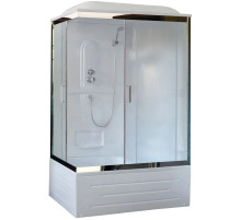Душевая кабина 100х80х217 см Royal Bath RB8100BP1-M-CH-R матовое
