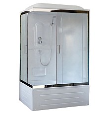 Душевая кабина 100х80х217 см Royal Bath RB8100BP1-M-CH-R матовое