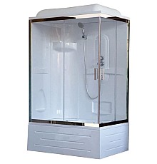 Душевая кабина 100х80х217 см Royal Bath RB8100BP1-T-CH-L прозрачное