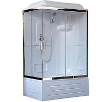 Душевая кабина 100х80х217 см Royal Bath RB8100BP1-T-CH-R прозрачное