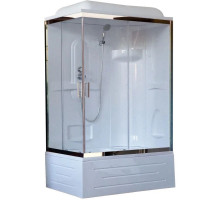 Душевая кабина 100х80х217 см Royal Bath RB8100BP1-T-CH-R прозрачное