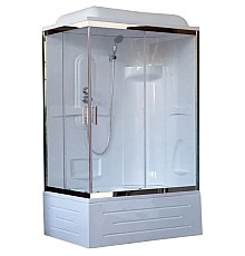 Душевая кабина 100х80х217 см Royal Bath RB8100BP1-T-CH-R прозрачное