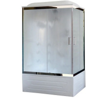 Душевая кабина 100х80х217 см Royal Bath RB8100BP2-M-CH-L матовое