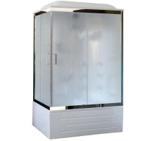 Душевая кабина 100х80х217 см Royal Bath RB8100BP2-M-CH-R матовое