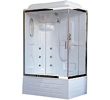 Душевая кабина 100х80х217 см Royal Bath RB8100BP2-T-CH-L прозрачное