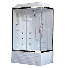 Душевая кабина 100х80х217 см Royal Bath RB8100BP2-T-CH-L прозрачное