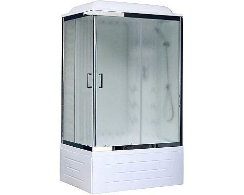 Заказать Душевая кабина 100х80х217 см Royal Bath RB8100BP3-WC-CH-R матовое в магазине сантехники Santeh-Crystal.ru