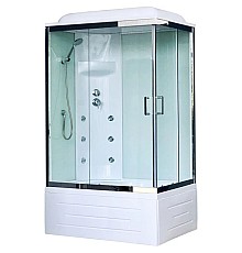 Душевая кабина 100х80х217 см Royal Bath RB8100BP3-WT-CH-L прозрачное