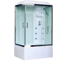 Душевая кабина 100х80х217 см Royal Bath RB8100BP3-WT-CH-R прозрачное