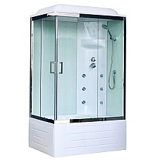 Душевая кабина 100х80х217 см Royal Bath RB8100BP3-WT-CH-R прозрачное