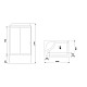 Купить Душевая кабина 100х80х217 см Royal Bath RB8100BP6-BT-CH-L прозрачное в магазине сантехники Santeh-Crystal.ru
