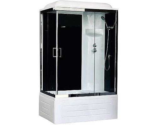 Купить Душевая кабина 100х80х217 см Royal Bath RB8100BP6-BT-CH-R прозрачное в магазине сантехники Santeh-Crystal.ru