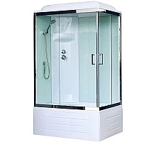 Душевая кабина 100х80х217 см Royal Bath RB8100BP6-WT-CH-L прозрачное