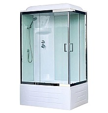 Душевая кабина 100х80х217 см Royal Bath RB8100BP6-WT-CH-L прозрачное